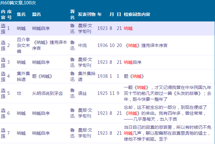 北京鲁迅博物馆出品的的鲁迅资料检索工具_鲁迅资料在线检索系统